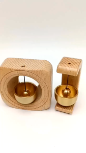 Chuông Gió Bằng Gỗ Treo Cửa chuông đồng gỗ troe cửa Vintage âm thanh trong trẻo