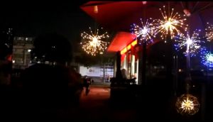 120 LED Firework Lights Starburst Lights LED Copper Wire Fireworks Lights Fairy Lights Christmas Fireworks Hanging Dimmable String