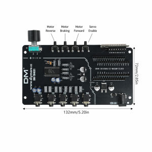 Aideepen | TDA7440D Digital Audio Preamp Module DC7-12V Stereo Input I2C Noise-free Volume Treble Bass Balance 1.8" ST7735 LCD For DIY HiFi