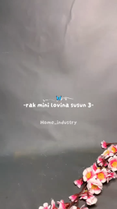 rak mini lovina susun 3/rak jajan/rak keranjang mini serbaguna