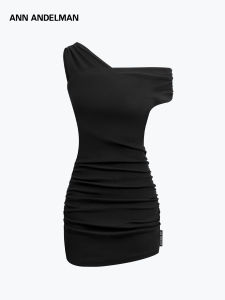 ANN ANDELMAN | Off-Shoulder Ruched Fitted French Dress