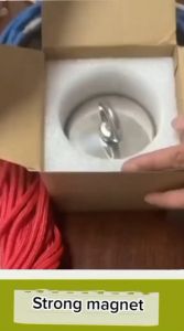 MEGA Magnet Gantungan 195kg  super kuat mencari harta karun logam paku besi dalam laut  75mm - D75