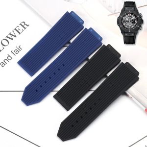 25x19mm Rubber Watch Band for Hublot Big Bang Replacement Strap with Tool Silcone Waterproof Wrist Watch Accessories