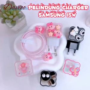 Samsung 15w | Set 5 PCS Paket Cover Pelindung Kabel Charger Case Charger Untuk Carger Samsung 15w