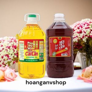 Combo 1c Dầu ăn Cái Lân 5lit 1c Nước Mắm Nam Ngư Siêu Tiết kiệm 4.8l