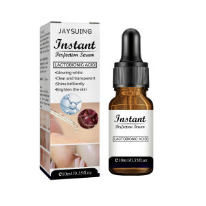 Jaysuing Instant Perfection Serum Lactobionic Acid Shrink Pores Moisturizing Nourish Smooth Pores Glowing White Clear And Transparent Shine Brighten The Skin Firming Lifting Wrinkles Improves Skin Elasticity Skin Care 10ml