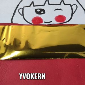 Foil Hotprint Panjang 120m Kertas Foil Untuk Hotprint Undangan Poly Embos