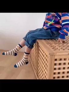 5 Pairs Children Sock Medium Length Anime CartoonComfort Warm High Quality Kids Baby Socks Boy Socks Four Seasons