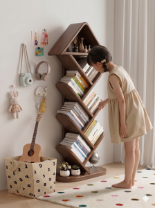 SAMEDREAM | Multifunctional Wooden Bookshelf