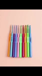 Bộ 6 Móc Len Móc Len Tự Làm Kim Đan Áo Len & Dép Dụng Cụ Đan Thủ Công Bộ Móc Len Kết Hợp 2.5-5mm