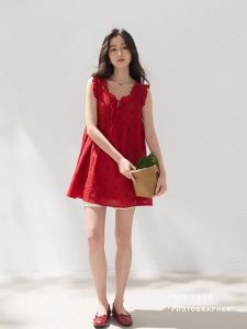3COLOUR·S | HOLIDAY Style Embroidered Cutout Cotton Shirt M