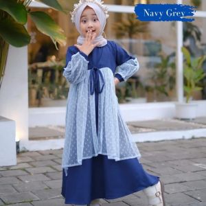 Gamis Anak Perempuan / Baju Pesta Anak Termurah dan Terlaris / Dress Brukat Anak Lebaran Terbaru Viral