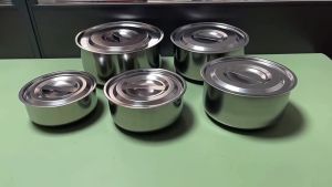 OFM-C1232 Stock Pot 5IN1 Panci Set Stainless Steel dengan Tutup Serbaguna Rantang Susun Mangkok Sup