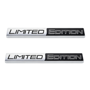 KEVANLY | 1/2PCS Limited Edition Emblem 3D Metal Badge Decal Sticker Auto Racing Sport Emblem for Rear Trunk Side Fender Car Motorcycle