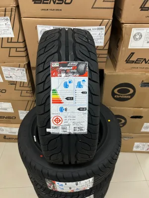 195/55R15 LENSO D-ONE ยางใหม่ปี26🇹🇭ราคาโปร1เส้น✅ แถมจุ๊บลมยางแท้ 👍มีรับประกันนาน3ปี✅❤️