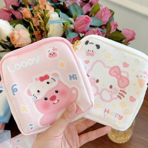 VINTLOOK กระเป๋าสตางค์ กระเป๋าสตางค์ผู้หญิง กระเป๋าใส่เครื่องสำอาง กระเป๋าใส่เหรียญ กระเป๋าหนัง กระเป๋า คิตตี้ กระเป๋าน่ารัก