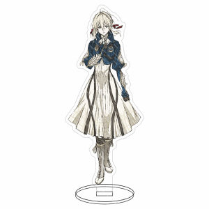 Bandai | Giá Đỡ Acrylic Anime Violet Evergarden 16CM Có Hình Claudia Hodgins Gilbert Bougainvillea Vật Trang Trí Sưu Tầm Dành Cho Người Hâm Mộ