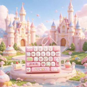 EELHOE | [NC]Hot Anime 26-Key Keyboard Keychain Fidget Toy Keyboard Button Finger Clicker Charms Christmas Gift[NC]