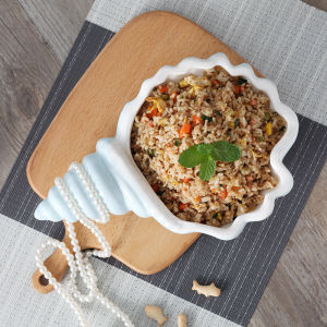 จานเซรามิกทรงหอย จานอบสไตล์ยุโรป จานอาหารโรงแรม จานอาหารทะเล จานอบ จานมื้อเช้า จานมื้อเที่ยง จานมื้อเย็น