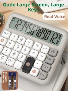 Good | Voice Reporting Calculator Large Screen Big Buttons Beautiful and Cute