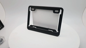 Motorcycle Plate Cover Aluminium Alloy License Plate Covers New LTO Plate Size Carbon 237mm x 173mm Durable & Strong