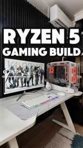 RYZEN 5 5600G GAMING PC SET[B450M] [8GB/16GB DDR4 RAM][128GB/256GB SSD][HDD 500GB/1TB][1YR WRNTY]