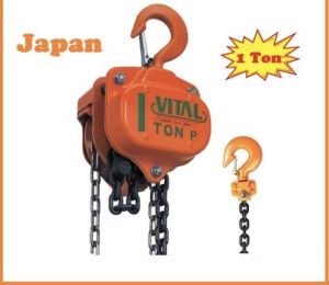 Vital chainblock 1ton with 3meters lifting chain made in japan
