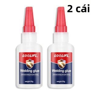 LOOLIFL | LOOLIFL Keo Siêu Dính Đa Năng Hàn Đa Năng 50g & 20g Keo Dán Liên Kết Mạnh Mẽ Khô Nhanh Cho Kim Loại Nhựa Cao Su Gốm Sứ Gỗ - Sửa Chữa Gia Dụng Caulk