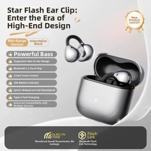 Newyu | Sport High Quality Clip-On Bone Conduction Bluetooth Headphones