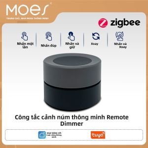 MOES Tuya ZigBee Công Tắc Núm Thông Minh Nút Cảnh Không Dây Chạy Bằng Pin Bộ Điều Khiển Tự Động Hóa Gia Đình Cho Ứng Dụng Cuộc Sống Thông Minh