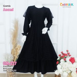 GAMIS ANAK TANGGUNG DAN DEWASA WARNA HITAM BROKAT ANAMI BY CUTETRIK ANAK TANGGUNG DAN REMAJA GAMIS WARNA HITAM ANAK DAN REMAJA 8 9 10 11 12 13 14 15 16 TAHUN