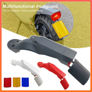 Modified Rear Fender for Xiaomi M365 1s Pro 2 Electric Scooter Mudguard With Adjustable License Big Taillight Holder Parts