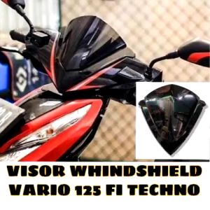 VISOR VARIO 110 125 TECHNO TEKNO KARBU CARBU OLD WINSHIELD VARTECH WINSIL FREE DOUBLE TAPE PNP