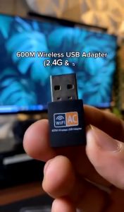 USB WiFi Adapter 600Mbps Dual-Band 2.4G/5G Hz Mini Wireless Netowrk Card WiFi Dongle Adapter For Desktop&Laptop