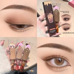 อายแชโดว์ชนิดน้ํา Cappuvini Velvet - สีน้ําตาลชานมปิดเสียง ผิวด้านแบบนุ่ม อายแชโดว์แบบเป็นกลางที่สร้างขึ้นได้สําหรับการสร้างทุกวัน