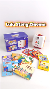 Đồ Chơi Âm Thanh Đèn Chiếu - Máy Chiếu Kể Chuyện Lala Story Cinema Cho Bé - Lalala Baby