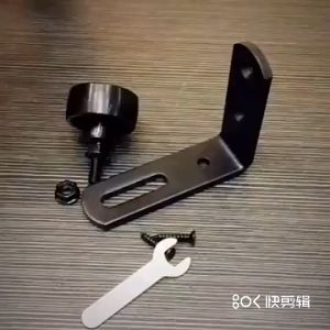 【Panton.B】วงเล็บอัจฉริยะและด้านล่างของประตูบานเลื่อน Barn รางพื้นปรับระดับได้ รางม้วนพื้น รางเลื่อนประตูป้องกันการสั่นสะเทือน คลิปรางเลื่อนปรับระดับได้