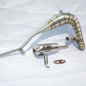 Knalpot Racing FMF Udang Trail Full Stainless Ts 125 Suzuki Ts125