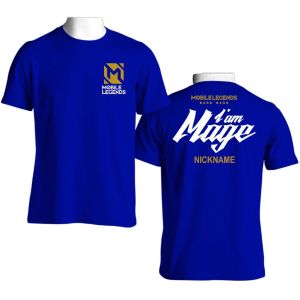 KAOS BAJU MOBILE LEGEND IM MAGE TSHIRT GAMER DEWASA SABLON DIGITAL KATUN COMBED