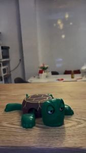 ตลกเต่ารถไฟเหาะกดของเล่นสร้างสรรค์ตลกสนุกเดสก์ท็อปตกแต่งเด็กของเล่นผู้ใหญ่