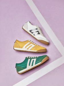 BELLE | Giày Đào Tạo Vải Canvas Màu Đỏ Vintage Nhẹ
