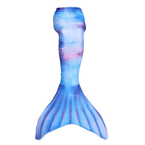New Childrens Mermaid Swimsuit Pink Mermaid Tail Princess Dress for Girls Thermal Spring Swimming Costume Kids Fitness Apparel
