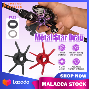 Metal Star Drag Fishing Reel Brake Unloading Wrench DIY Modified Six Star Drag For Daiwa Steez Baitcasting Fishing Gear