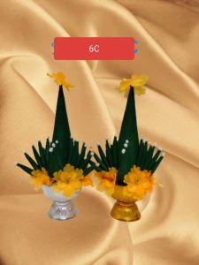 บายศรีพรหม 8c 10 c บายศรีปากชาม บายศรีประดิษฐ์ คู่ พร้อมส่ง