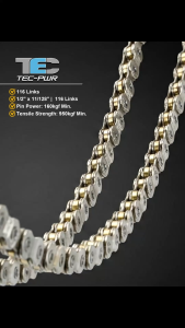 TEC 9 Speed Bike Chain Solid Steel 116 Links 1/2"×11/128" Lightweight Durable For MTB Road Bike