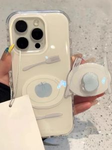 เคสโทรศัพท์แบบโปร่งใสสำหรับ Apple 16 pro 15 14 pro Max 13 pro 11 Female INS ใหม่ 12 16 plus 7/8 ป้องกันการตกหล่น XR สำหรับ iPhone