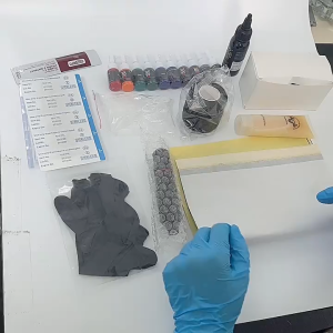 เครื่องสัก ครบชุด เม็ดสี Wireless Tattoo Machine ชุดสักลาย เครื่องสักสาย หนังเทียมสัก เข็มสัก