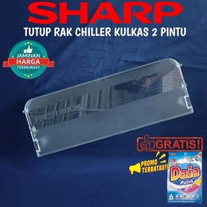 TUTUP RAK CHILLER KULKAS SHARP 2 PINTU UKURAN 425 X 155CM ORIGINAL