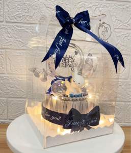 เค้กเงิน เค้กใส่เงินสดเองขนาด 15-16ใบ เป็นของขวัญในโอกาสต่างๆ