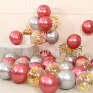 Transparent Balloons Decorations Blue Sequins Childrens Birthday Party Wedding Event Atmosphere Scene Arrangement Popular Online